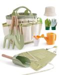 Wooden Gardening Set for Kids with Storage Bag