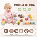 8-in-1 Montessori Baby Toy Set for Infants