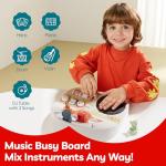 TOP BRIGHT DJ Music Busy Board for Toddlers