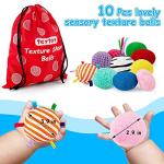 Sensory Texture Ball Toy Set for Babies 6-12 Months