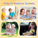 Montessori Busy Board with LED Light for Toddlers