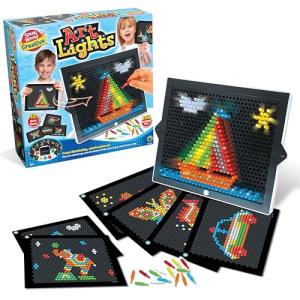 Montessori Light-Up Peg Board for Creative Kids