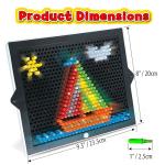 Montessori Light-Up Peg Board for Creative Kids