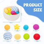 Adena Montessori Sensory Balls Set for Toddlers