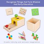 Adena Montessori 4-in-1 Wooden Play Kit