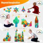 Magnetic Building Tiles Set with Car for Kids