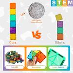 Magnetic Building Tiles Set with Car for Kids
