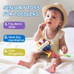 Hooku Silicone Pull String Montessori Toy for Babies