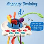 Hooku Silicone Pull String Montessori Toy for Babies
