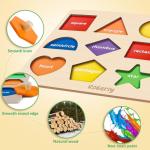 Roberly Wooden Shape Puzzle for Toddlers