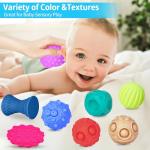 24 Pcs Bright Sensory Balls for Toddlers