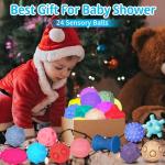 24 Pcs Bright Sensory Balls for Toddlers