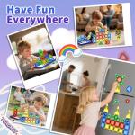 Mini Magnetic Tiles Set for Kids Ages 4-8