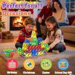 Mini Magnetic Tiles Set for Kids Ages 4-8