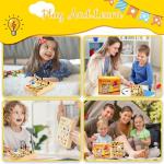 Busy Board with Lights for Toddlers, 37 Activities