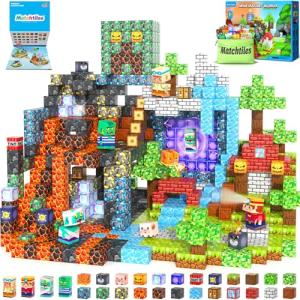 Magnetic Building Blocks Set for Kids 4-8