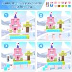 Hiwawind Princess Castle Magnetic Building Blocks