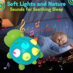 Musical Light-Up Crawling Turtle Toy for Infants