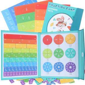Montessori Magnetic Fraction Puzzle for Kids