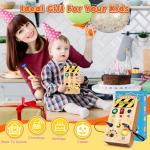 Montessori Busy Board with Color-Changing LED Lights