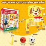 Montessori Sports Set: Basketball, Soccer, Baseball Toy