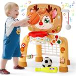 Multi-Sport Activity Center for Toddlers 1-3 Years
