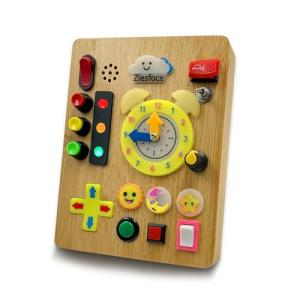 Montessori Busy Board Sensory Toy with Lights