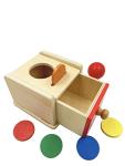 Dailyfunn Montessori 2-in-1 Coin and Ball Drop Box