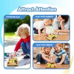 Montessori Busy Board Sensory Toy with Lights