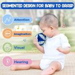 Montessori Baby Fabric Rattle Ball for Sensory Play