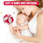 Montessori Fabric Rattle Ball for Babies 6-12 Months