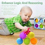 Colorful Textured Sensory Balls for Babies 6-12 Months
