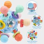 Montessori Teething Toys for Infants - Blue
