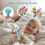 Montessori Teething Toys for Infants - Blue