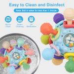 Montessori Teething Toys for Infants - Blue