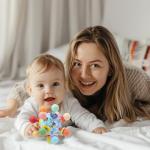 Montessori Teething Toys for Infants - Blue