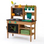 Outdoor Wooden Mud Kitchen Playset for Kids