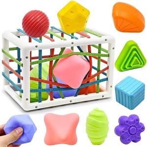 Montessori Sensory Activity Cube for Babies and Toddlers