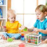 Montessori Sensory Activity Cube for Babies and Toddlers