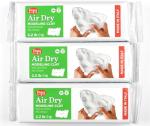 Pepy Premium White Air Dry Modeling Clay 3-Pack