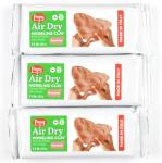 Pepy Air-Dry Modeling Clay in Terracotta - 3 Pack