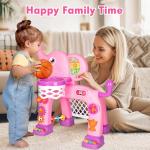 Toddler Sports Set: Basketball Hoop & Soccer Goal