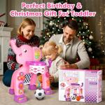 Toddler Sports Set: Basketball Hoop & Soccer Goal