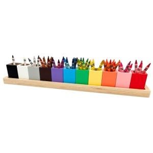 Montessori Crayon Holder for Kids Storage Caddy