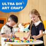 YPLUS Pompoms Art Craft Kit for Toddlers