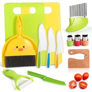 Montessori Kids Kitchen Knife Set - 14 Pieces