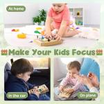 Joyreal Montessori Busy Board with LED Lights