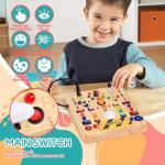 Busy Board for Toddlers with LED Lights