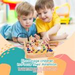 Busy Board for Toddlers with LED Lights