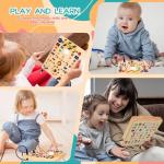 Busy Board for Toddlers with LED Lights